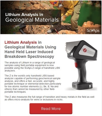 Lithium Analysis in Geological Materials