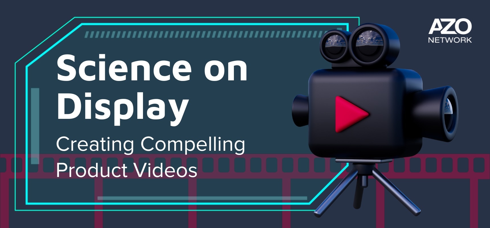 science on display: creating compelling product videos banner image illustration